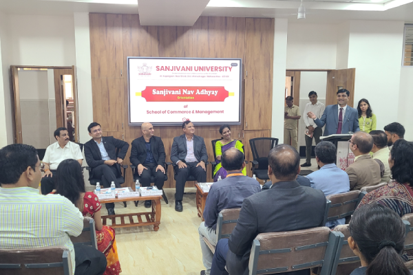 SANJIVANI UNIVERSITY ORGANIZED MBA 1ST YEAR INDUCTION PROGRAMME .