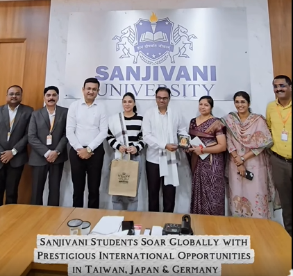 Sanjivani Students Achieve Global Success with Opportunities in Taiwan, Japan, and Germany
